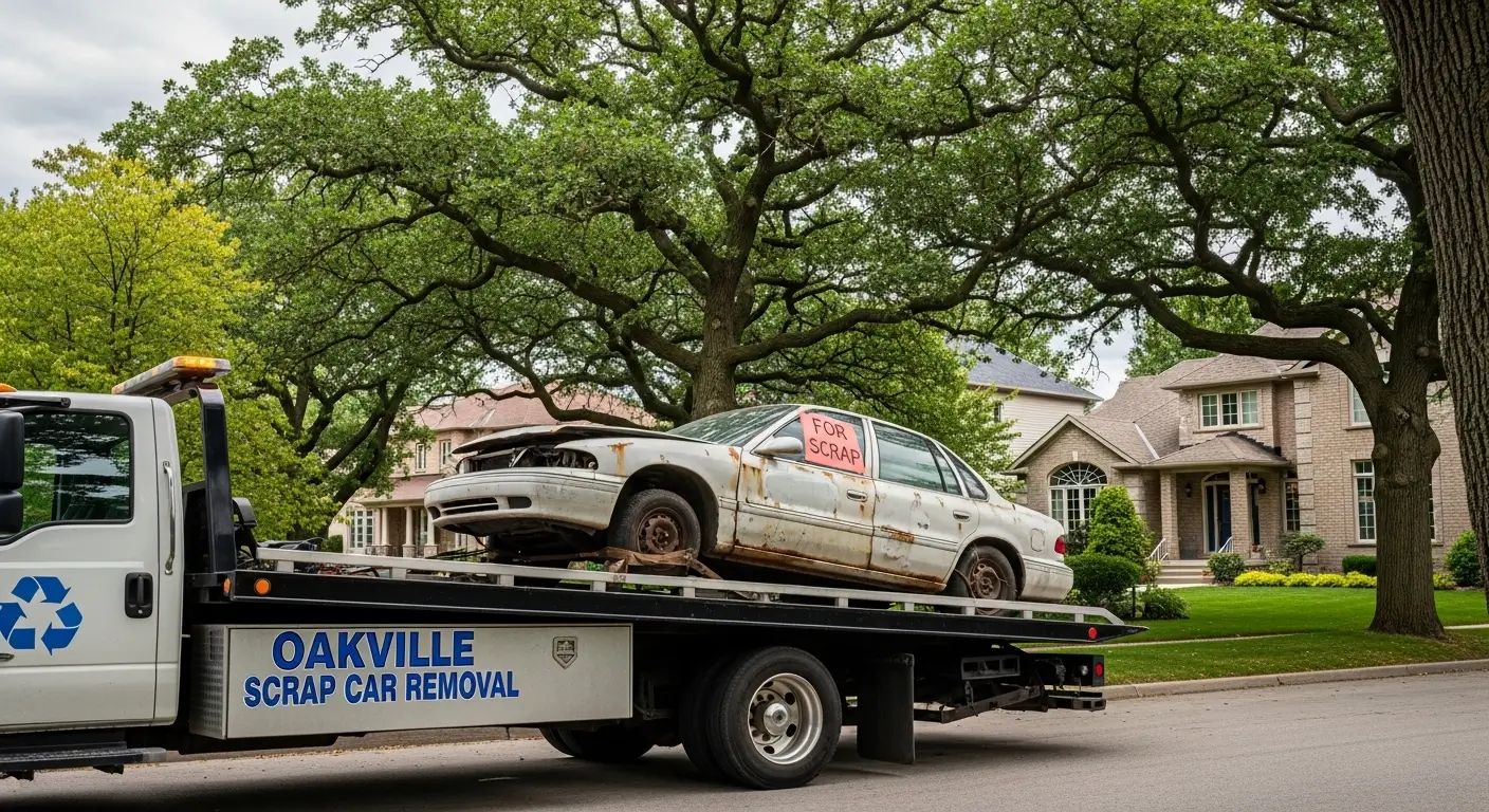 Scrap Car Removal in Oakville