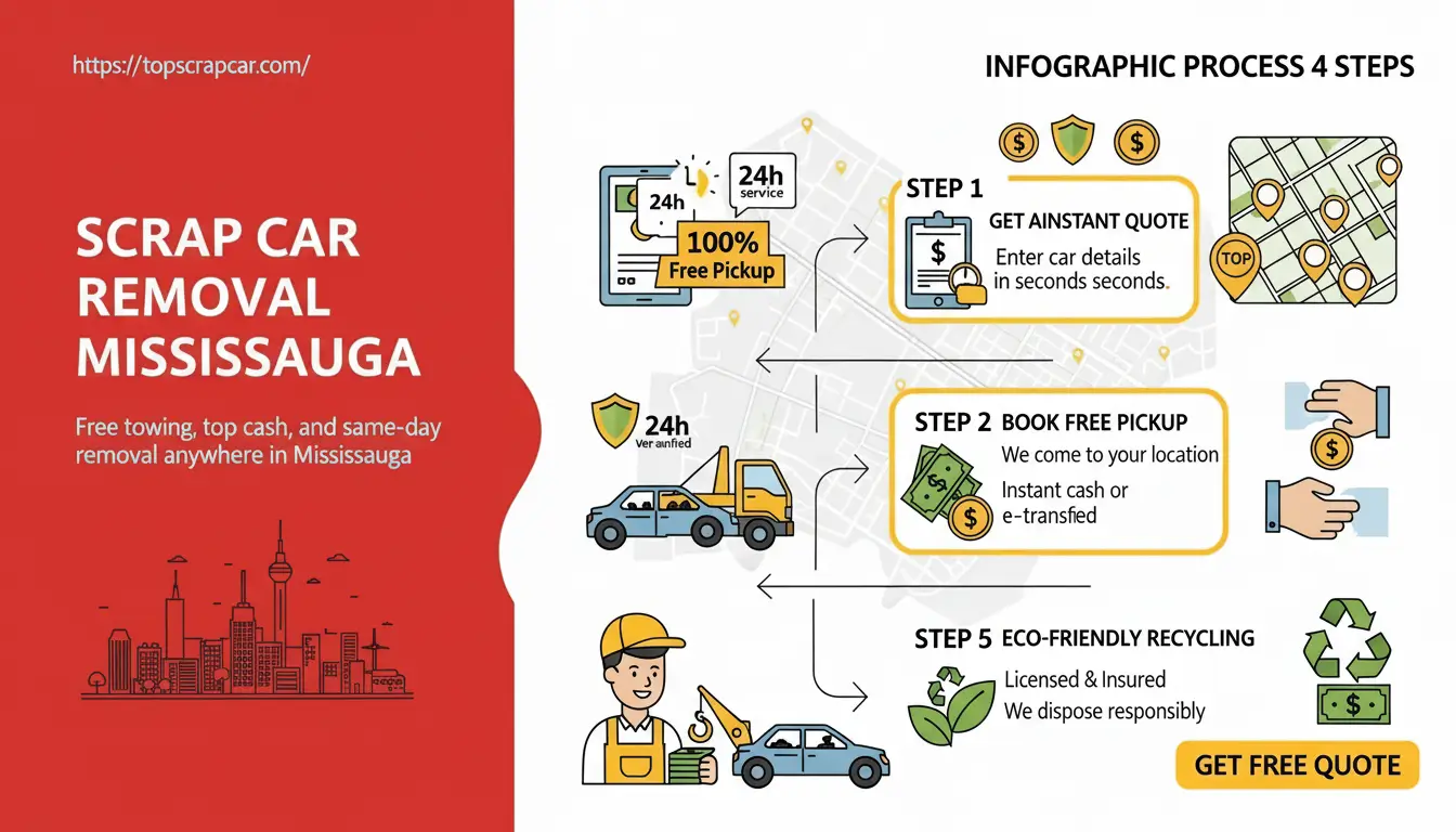 Scrap Car Removal Mississauga