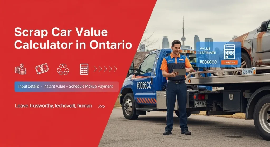 Scrap Car Value Calculator in Ontario